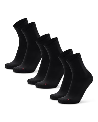 DANISH ENDURANCE Expert Pro Sportsocken, Halbhohe Trainingssocken, Funktionssocken, Schweißableitend & Atmungsaktiv, Unisex, Damen & Herren, 3 oder 5 Paar von DANISH ENDURANCE