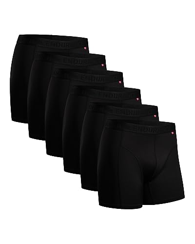 DANISH ENDURANCE Sports Trunks 6 Pack 3XL Black 6-Pack von DANISH ENDURANCE