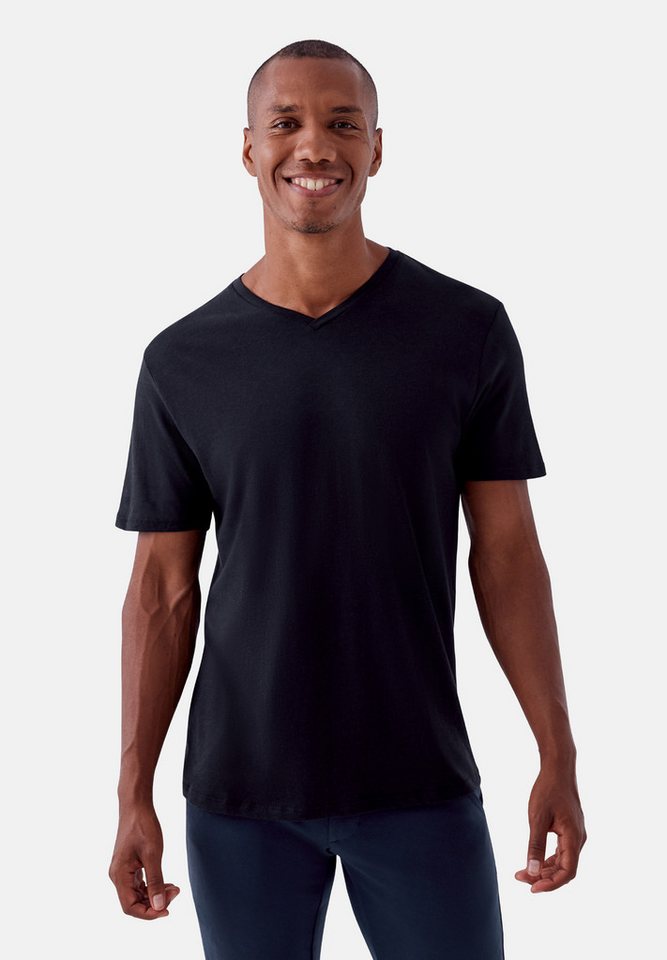 DANISH ENDURANCE T-Shirt Basic V-Neck Herren (2er-Pack) aus Modal & Baumwolle von DANISH ENDURANCE
