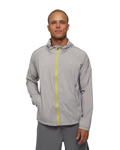 DANISH ENDURANCE Windbreaker-Jacke mit Kapuze & Zipper für Herren L Grau von DANISH ENDURANCE