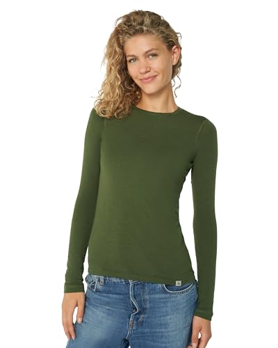 DANISH ENDURANCE Women's Merino Long Sleeved Shirt XS Green 1-Pack von DANISH ENDURANCE