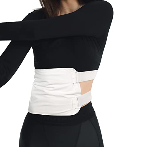 DANLIKT Castor Oil Pack, Wiederverwendbare Castor Oil Pack Wrap Organicmit Klettverschluss Taille Gürtel für Leber-Detox, Castor Oil Pack Kit(Öl nicht inbegriffen)(Klettverschluss weiß) von DANLIKT