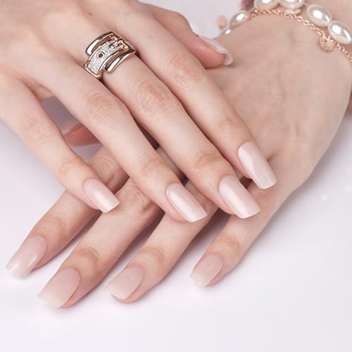DANNI & TONI Halb ausgehärtete Gel Nagelfolien (Sand Beige) Neutral Einfarbig Silber Glänzend Gel Nagel Aufkleber, Halbgehärtete Nagelfolie Nagelsticker Nageldesign Wraps 28 Aufkleber von DANNI & TONI