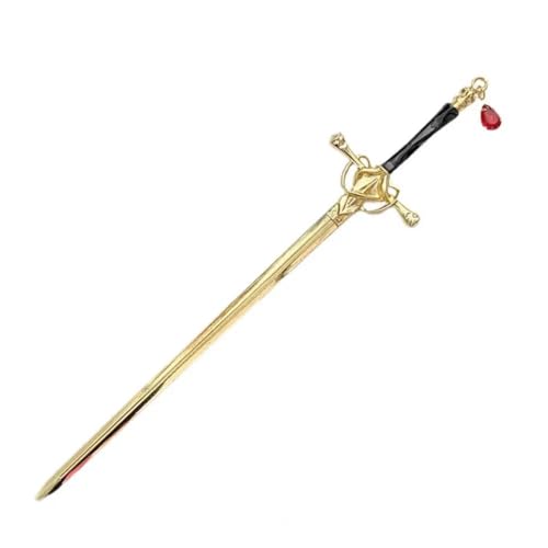 DANRENPANG 1 Packung Chinesische Schwertquaste Haarschmuck Sticks für Frauen Brötchen mit Haarsteinen Schwert von DANRENPANG