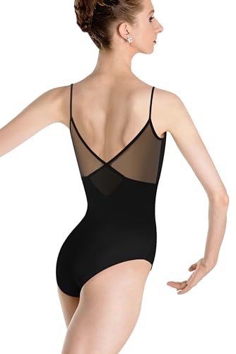 DANSHOW Damen Ballett Trikot mit Leibchen Tanztrikot für Damen Gymnastik Trikot Outfits Cami Trikot zum Tanzen(23936-06-S) von DANSHOW