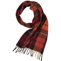 DANTE Herren Schal rot Kashmere-Wolle kariert von DANTE