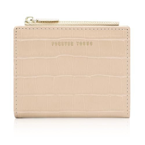 DANXIAN Geldbeutel Damen klein, Portemonnaie Damen, Geldbörse PU Leder, Geldbeutel Viele Fächer Damen Geldbörse mit Zipper Münzfach Brieftasche von DANXIAN