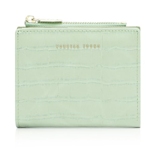 DANXIAN Geldbeutel Damen klein, Portemonnaie Damen, Geldbörse PU Leder, Geldbeutel Viele Fächer Damen Geldbörse mit Zipper Münzfach Brieftasche von DANXIAN