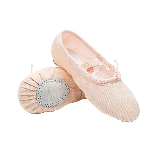 Ballettschuhe Mädchen,Ballet Shoes,Tanzschuhe Ballerinas,Geteilte Ledersohle,Ballett Tanzschuhe,Mädchen Gr. Tanzunterricht, Aufführung,Prüfung,Wettbewerb,Proben(EU 33) von DARENYI