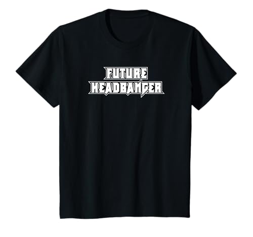 Kinder Zukünftiger Headbanger, lustige stolze Eltern, Metalhead-Kinder T-Shirt von DARIBO