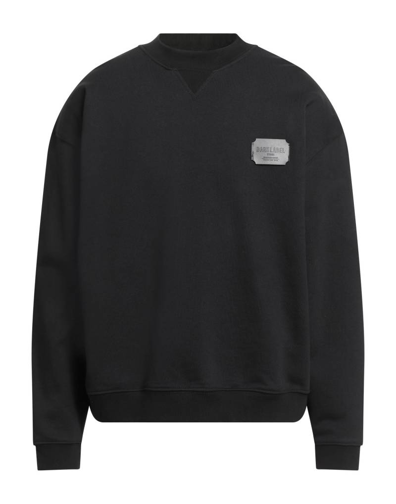 DARK LABEL STUDIOS Sweatshirt Herren Schwarz von DARK LABEL STUDIOS