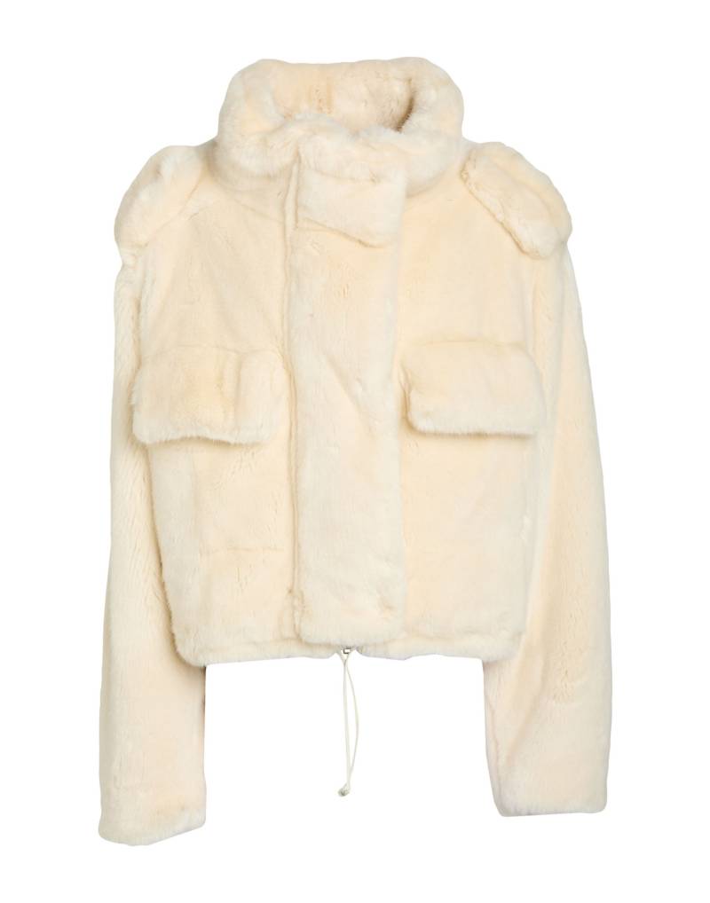DARKPARK Shearling- & Kunstfell Damen Elfenbein von DARKPARK