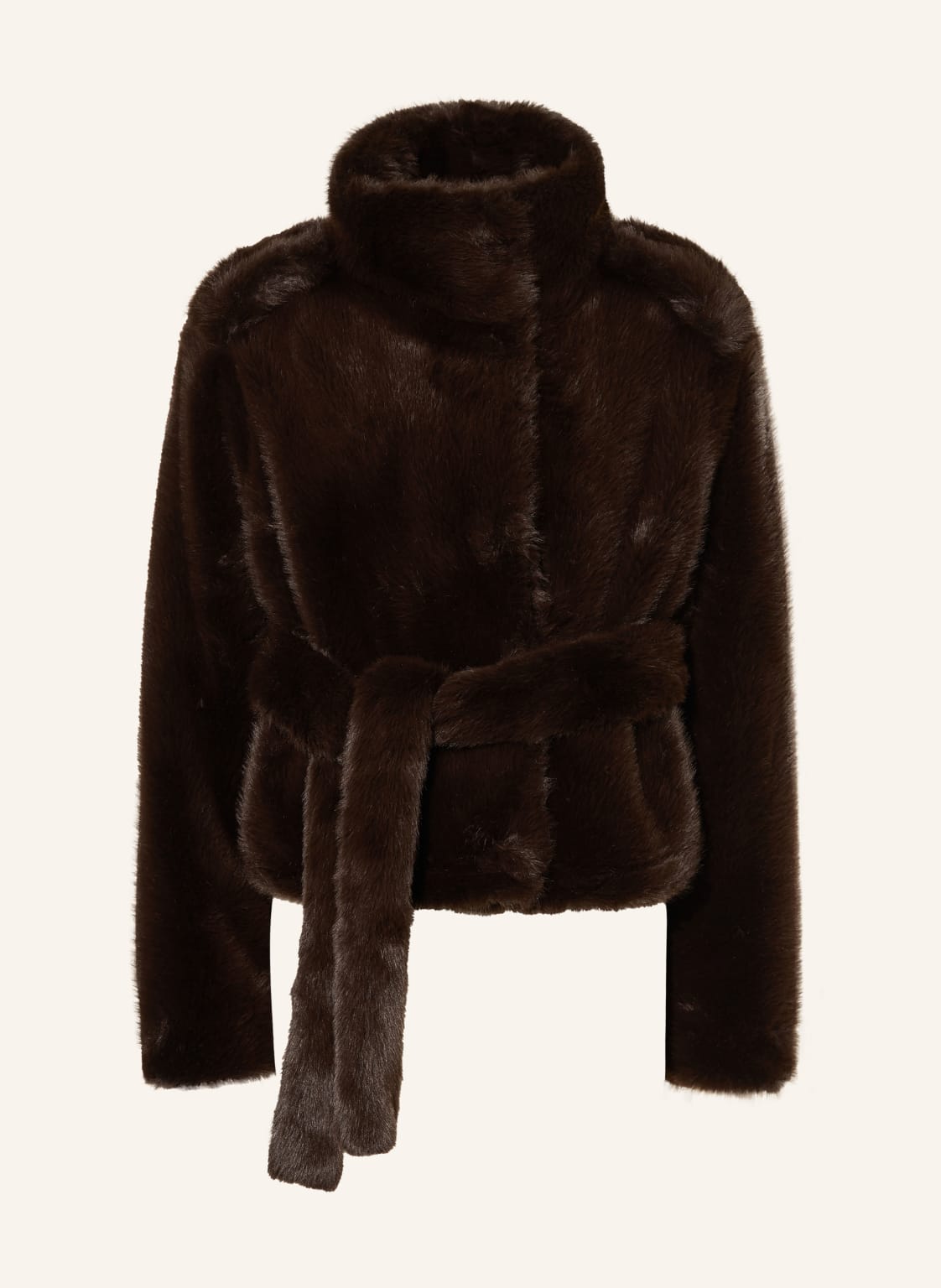 Darkpark Kunstfell-Jacke braun von DARKPARK