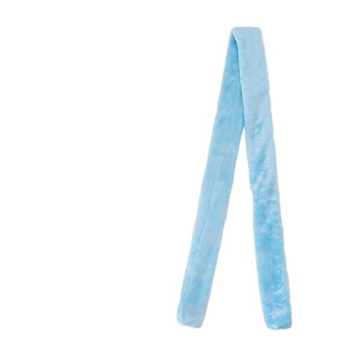 Breites Haarband, Haarband, Rosa, Lockenwickler, Fusselbindung, Stirnband für (blau) von DARQ