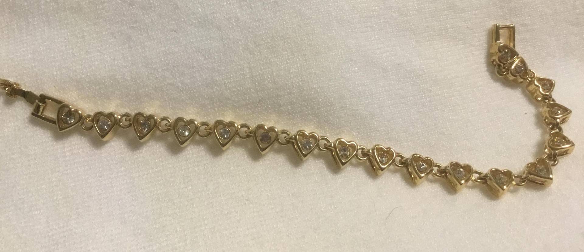 Vintage Strass Herz Armband von DASAJUHAMA