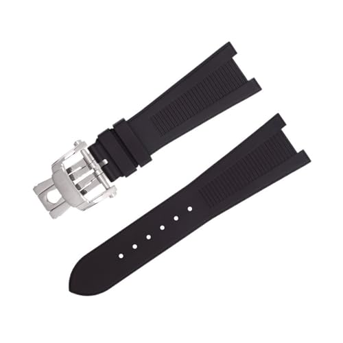 DASEB Für Nautilus Armband 5711/5712 Original Interface Armband 25-12 MM Für Patek Philippe FKM Fluorkautschuk Uhrenarmbänder Zubehör Strap(Brown3) von DASEB
