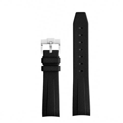 DASEB Für Omega X Swatch Joint MoonSwatch Armband Seamaster 300 Männer Frauen 20mm Gummi Silikon Armband mit gebogenem Ende(BS) von DASEB