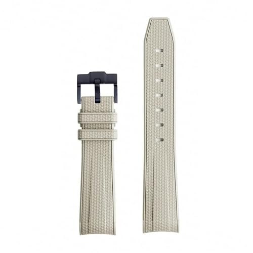 DASEB Für Omega X Swatch Joint MoonSwatch Armband Seamaster 300 Männer Frauen 20mm Gummi Silikon Armband mit gebogenem Ende(BeB) von DASEB