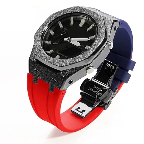 DASEB Modifikationsset für GA-2100 GA2110 Mod Kit Metall Emery Case mit Band, für GA2100 Mod 316L Stahl Frosty Scrub Lünette, For GA2100, Achat von DASEB