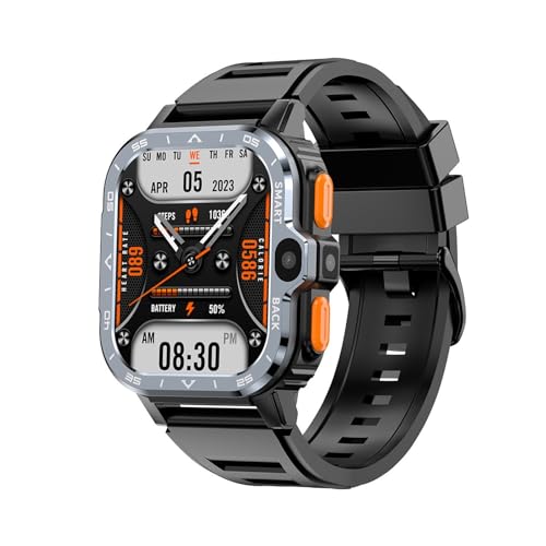 DASEB Valdus PGD Android Smart Watch Men GPS 16G/64G ROM Storage HD Dual Camera NFC 2G 4G SIM -KART(Black) von DASEB