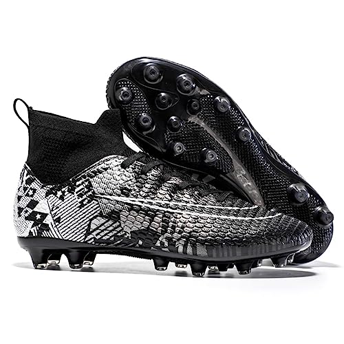 DASHANGYAN Fußballschuhe Herren Fußballschuhe für Jungen Jugend Fußball Schuhe Fußball Stiefel Atmungsaktive Rasen High Top Spikes Fußball Außenschuhe Professionelle sportliche Kicks von DASHANGYAN