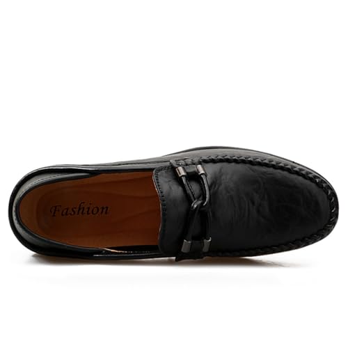 Herren Wildleder Penny Loafers Bequeme Fahrschuhe Mode Casual Flache Schuhe von DASHANGYAN