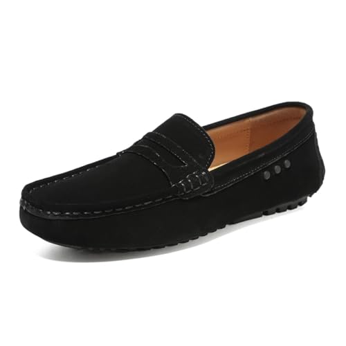 Herren Wildleder Penny Loafers Bequeme Fahrschuhe Mode Casual Flache Schuhe Herren Wildleder Penny Loafers Bequeme Fahrschuhe Mode Casual Flache Schuhe von DASHANGYAN