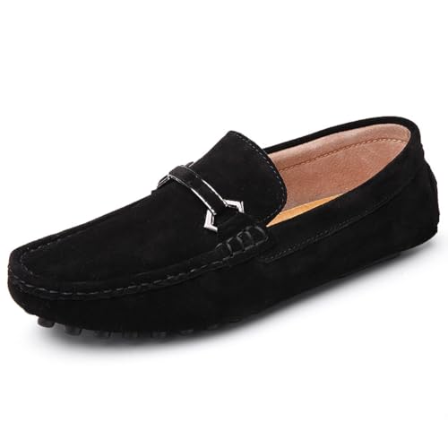 Herren Wildleder Penny Loafers Bequeme Fahrschuhe Mode Casual Flache Schuhe Herren Wildleder Penny Loafers Bequeme Fahrschuhe Mode Casual Flache Schuhe von DASHANGYAN