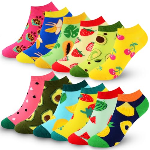 DASHUAIGE 12 Paare Bunte Baumwolle Socken 37-42 Baumwolle Bunte Socken Kurze Lässig Ausgefallene Witzig DASHUAIGE 12 Paare Bunte Baumwolle Socken 37-42 Baumwolle Bunte Socken Kurze Lässig Ausgefallene Witzig von DASHUAIGE