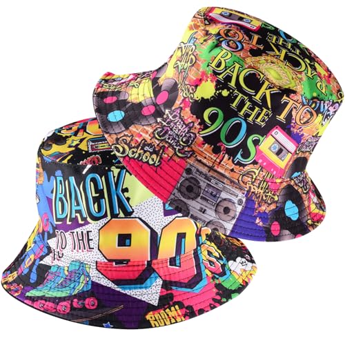 DASHUAIGE 2 Stücke Fischerhüte Bucket Hat Retro 90er Jahre Stil Modische Fischerhut Unisex Reversibel Anglerhut Doppelseitig Sonnenhut für Frauen Männer DASHUAIGE 2 Stücke Fischerhüte Bucket Hat Retro 90er Jahre Stil Modische Fischerhut Unisex Reversibel Anglerhut Doppelseitig Sonnenhut für Frauen Männer von DASHUAIGE