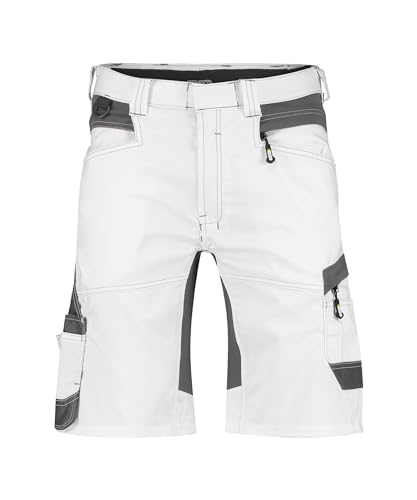 DASSY® Axis Painters Stretch-Malershorts - Größe 52 - WEIß/ANTHRAZITGRAU von Dassy
