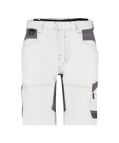 DASSY® Axis Painters Women Stretch-Malershorts für Damen - Größe 36 - WEIß/ANTHRAZITGRAU von Dassy