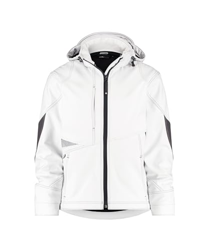 DASSY® Gravity Softshell-Jacke - Größe XL - WEIß/ANTHRAZITGRAU von Dassy