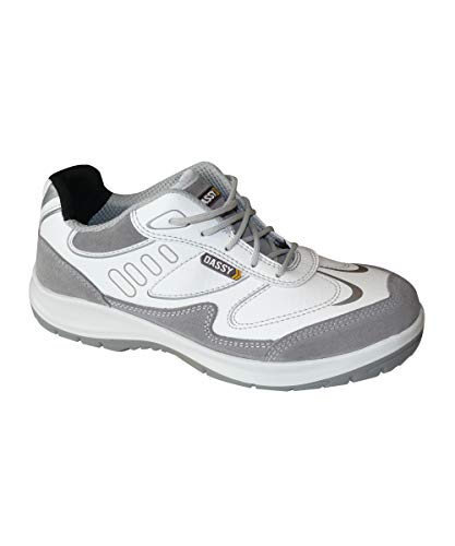 DASSY® Neptunus S3 Sicherheitsschuhe - Größe 39 - WEIß/ZEMENTGRAU von Dassy