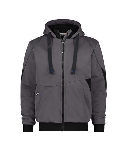 DASSY® Pulse Sweatshirt-Jacke - Größe XS - ANTHRAZITGRAU/SCHWARZ von Dassy