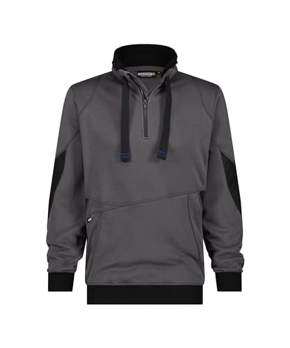 DASSY® Stellar Sweatshirt - Größe 2XL - WEIß/ANTHRAZITGRAU von Dassy