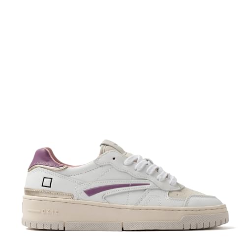 SNEAKERS Donna DATE W421-TP-CA-IP TORNEO PURE CALF WHITE/PURPLE von DATE