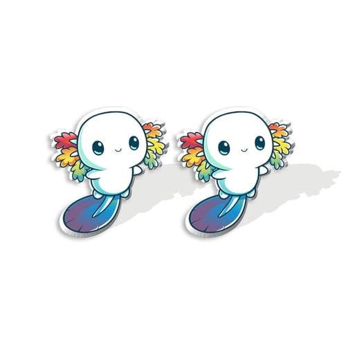 Niedliche pinke Axolotl-Ohrstecker für Frauen, kleine Kawaii-Cartoon-Acryl-Tier-Ohrringe Schmuck, Metall, Kein Edelstein Niedliche pinke Axolotl-Ohrstecker für Frauen, kleine Kawaii-Cartoon-Acryl-Tier-Ohrringe Schmuck, Metall, Kein Edelstein von DATOA