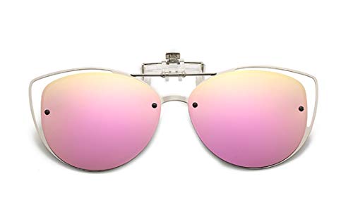 DAUCO Aufstecker Sonnenbrille für Brillenträger Sonnenbrille Polarisierte angeklippt Flip Randlose Rechteck Objektiv Außen Fahren Angeln Sonnenbrillen von DAUCO