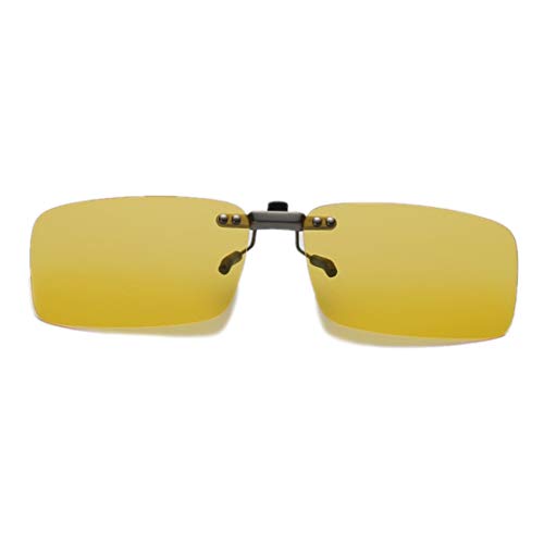 DAUCO Aufstecker Sonnenbrille für Brillenträger mit Brillen-Etui für Herren und Damen Sonnenbrillen-Clip von DAUCO