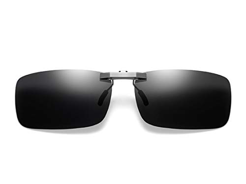 DAUCO Polarisierte Sonnenbrille Clip Nachtfahrbrille Clip Nachtsicht-Fahren und Freien und Sport brillen clip Blendschutz UV-Schutz von DAUCO