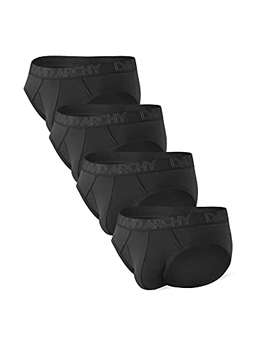 DAVID ARCHY 4er Pack Herren Slip Männer Slips Stretcken Unterwäsche Weich Ohne Etikett,aus Bambus von DAVID ARCHY