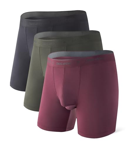 DAVID ARCHY Boxershorts Herren Modal mit Eingriff Separat Beutel Microfaser Unterhosen Funktion Doppeltaschen Unterwäsche 3er Pack DAVID ARCHY Boxershorts Herren Modal mit Eingriff Separat Beutel Microfaser Unterhosen Funktion Doppeltaschen Unterwäsche 3er Pack von DAVID ARCHY