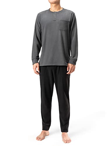 DAVID ARCHY Pyjama-Sets für Herren - Weiche Nachtwäsche, Warmer Fleece-Pyjama, Bequemes Set von DAVID ARCHY