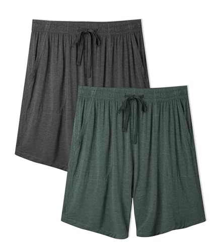 DAVID ARCHY Herren Pyjamas Lounge Hose Herren Loungewear, atmungsaktive und komfortable Loungewear Bottoms, 2er Pack DAVID ARCHY Herren Pyjamas Lounge Hose Herren Loungewear, atmungsaktive und komfortable Loungewear Bottoms, 2er Pack von DAVID ARCHY