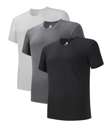 DAVID ARCHY Herren Unterhemden Business aus Micro Modal mit Rundhals Herren T-Shirt, 3er Pack von DAVID ARCHY