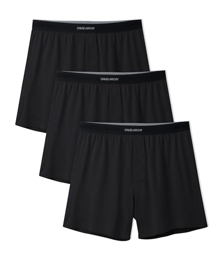 DAVID ARCHY Herren Unterhosen Baumwolle Herren Boxershorts Bequeme und weiche Unterwäsche Herren 3 oder 5 Pack von DAVID ARCHY