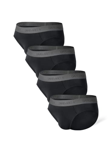 DAVID ARCHY Herren Slips,Herrenunterw Che Multipack, Ultra weich und bequem - 4er Pack von DAVID ARCHY