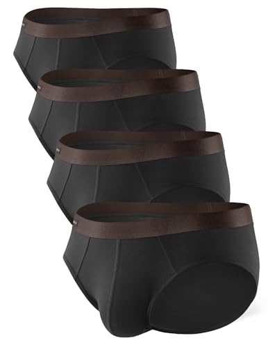 DAVID ARCHY 4er Pack Herren Slip Männer Slips Stretcken Unterwäsche Weich Ohne Etikett,aus Bambus von DAVID ARCHY
