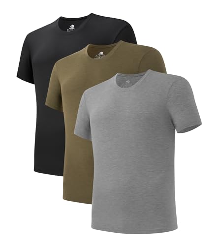 DAVID ARCHY Unterhemd Herren Atmungsaktive Tshirt Herren Slim fit Weich Kurzarm Shirt Basic Tshirt Herren,3er Pack DAVID ARCHY Unterhemd Herren Atmungsaktive Tshirt Herren Slim fit Weich Kurzarm Shirt Basic Tshirt Herren,3er Pack von DAVID ARCHY